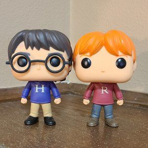 Funko Pop - Harry Potter - #27 & #28 - Harry Potter & Ron in sweaters